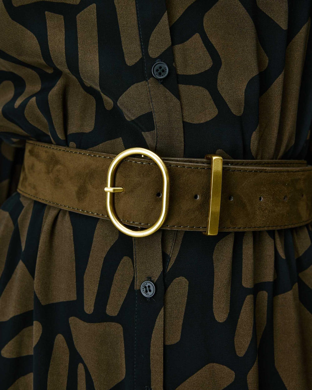 Swinton suede effect belt