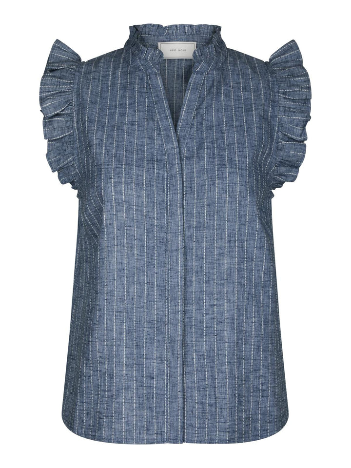Siona Emb Stripe Top