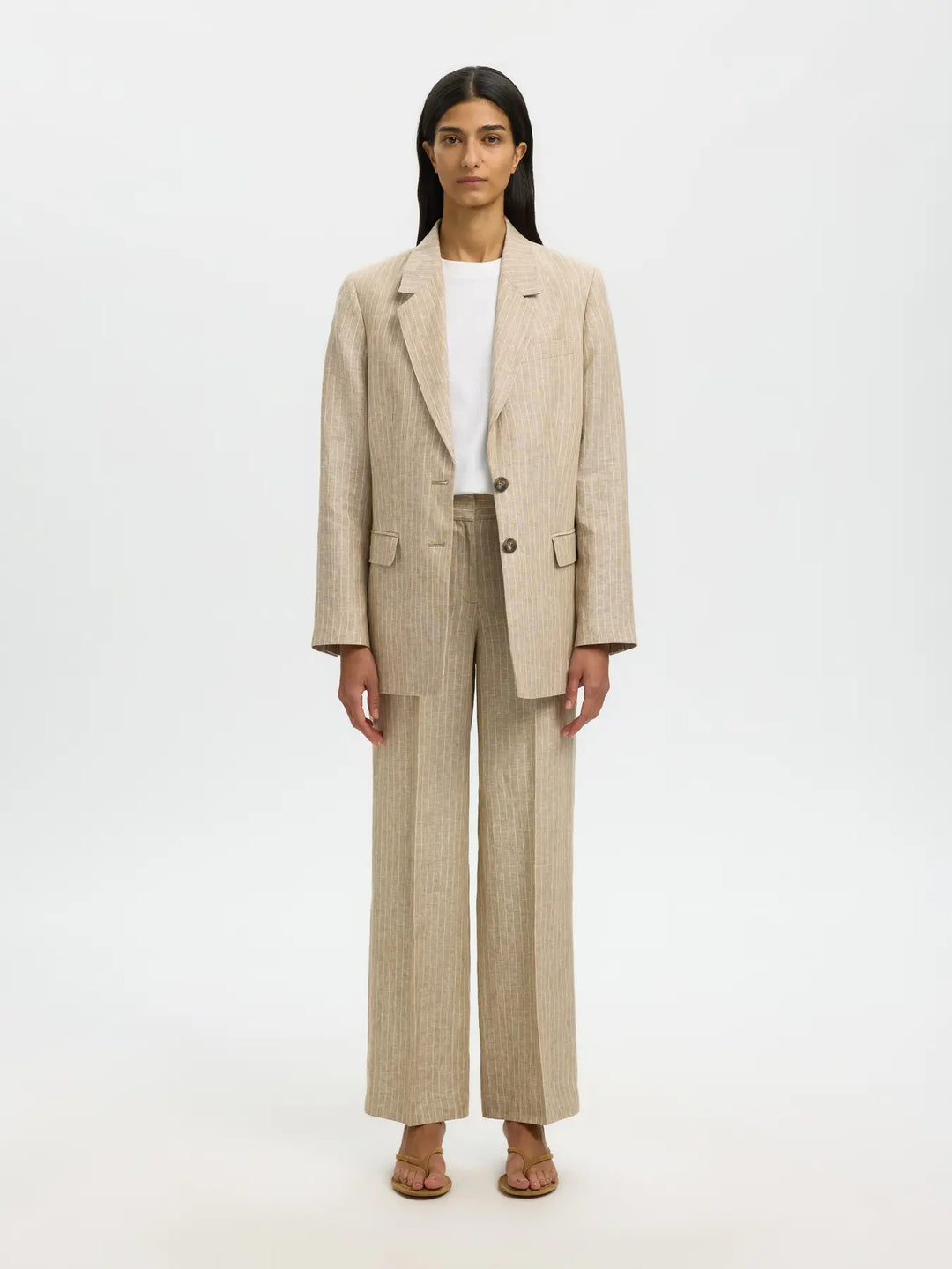 Wide Ida Linen Pant