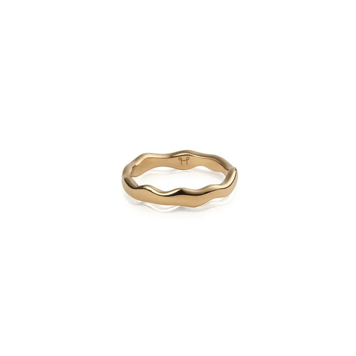 Wavy Petite Gold Ring