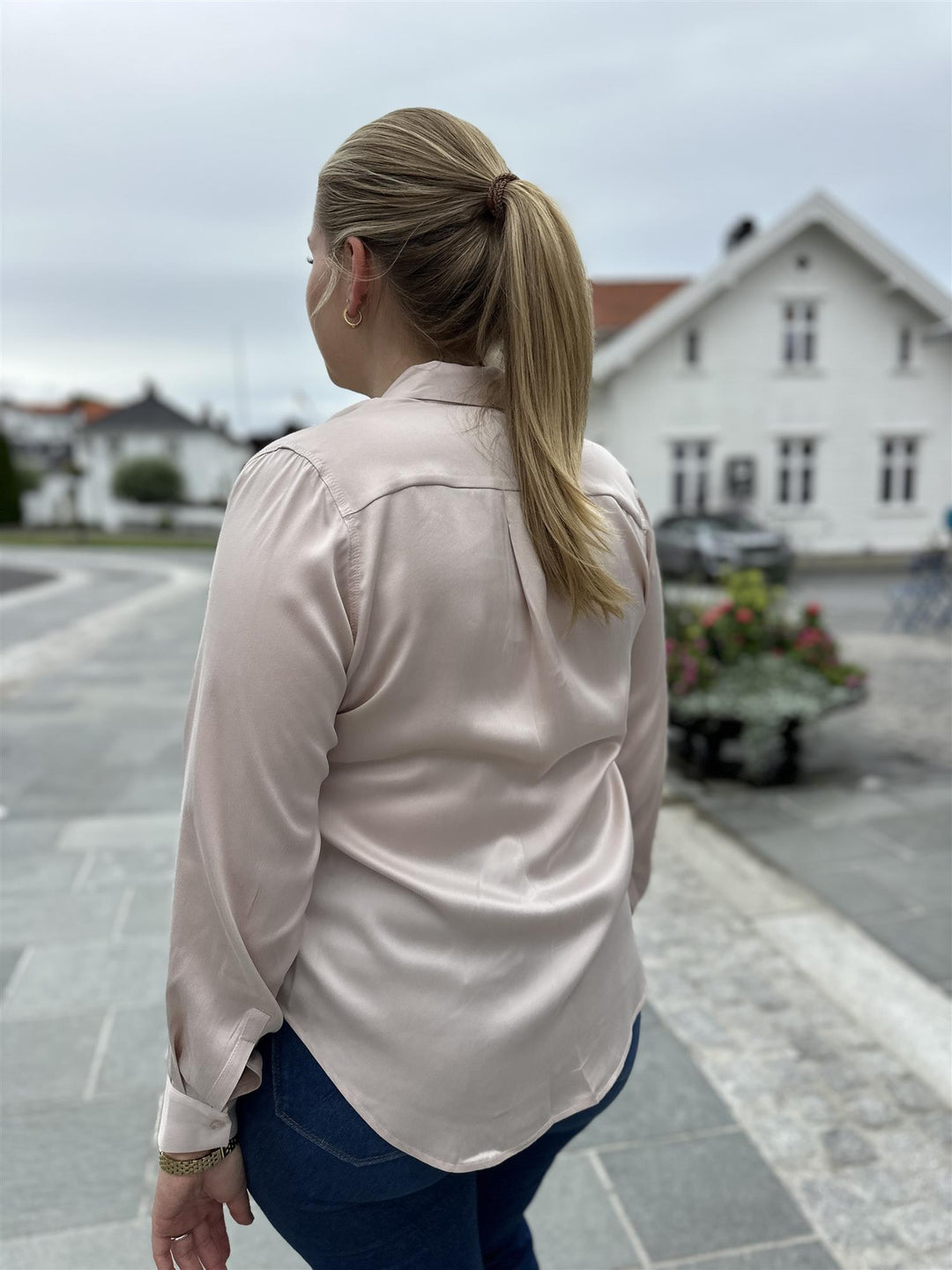 Silkebluse Classic