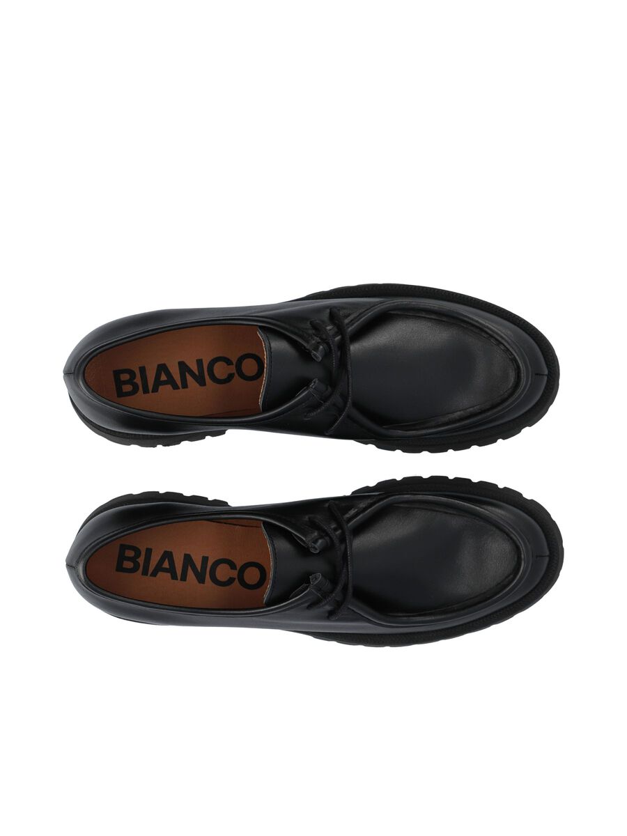Bialeo moc toe shoe smooth leather black
