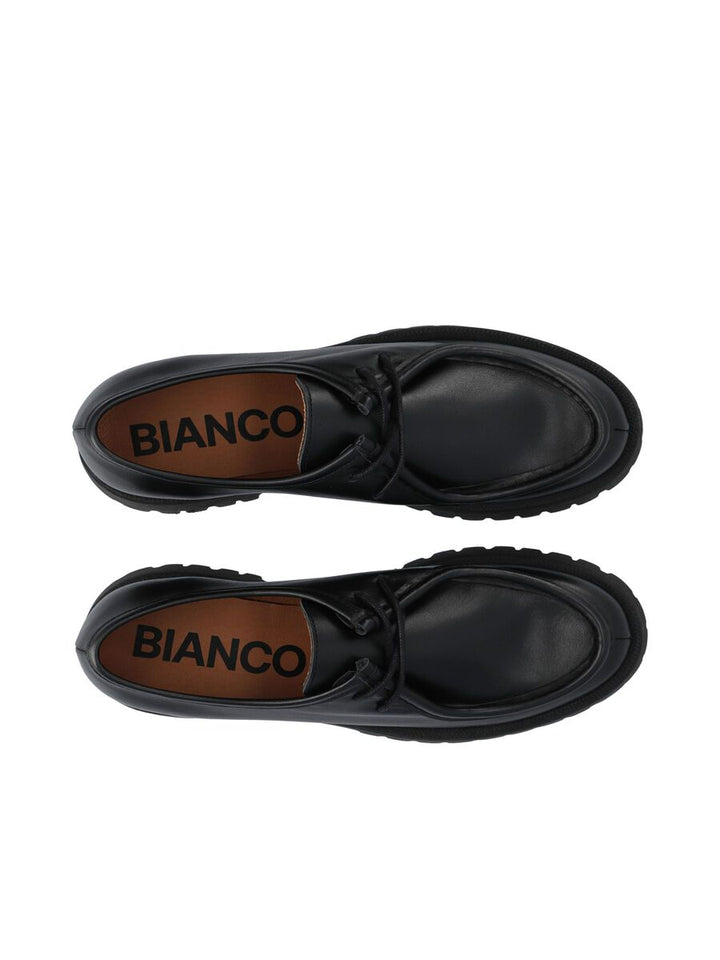 Bialeo moc toe shoe smooth leather black