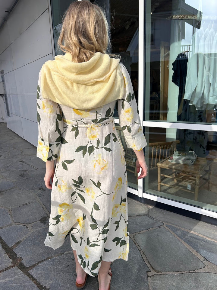 Linen Button-Down Dress