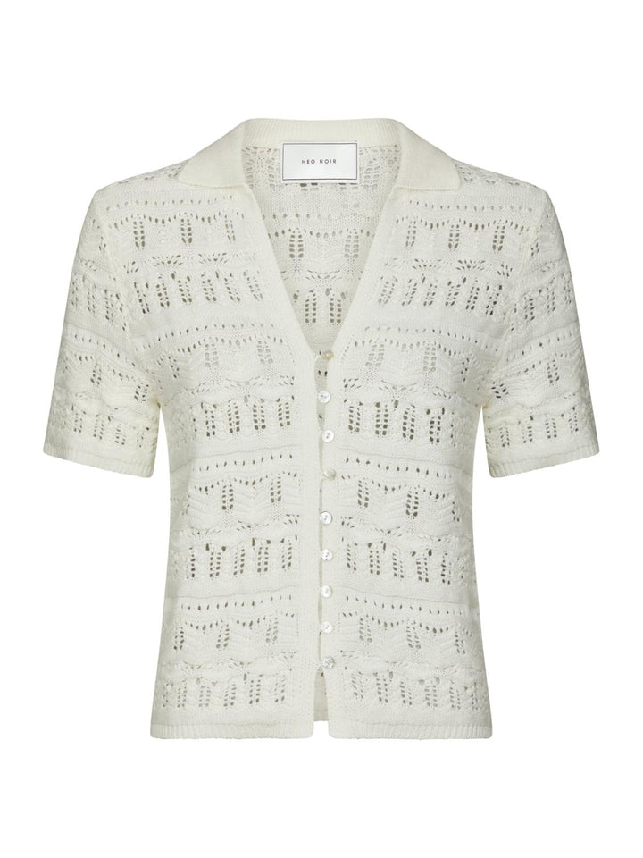 Marisini Stitch Polo Knit Top