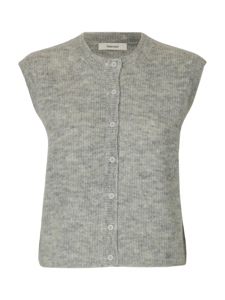 SLFLULU SL BUTTON O-NECK VEST EX