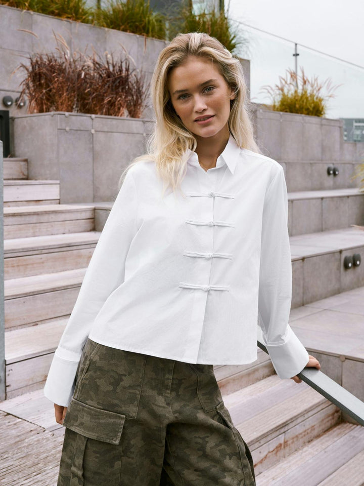 Cam poplin shirt off white