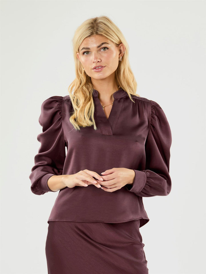 Rosslyn Heavy Sateen Bluse