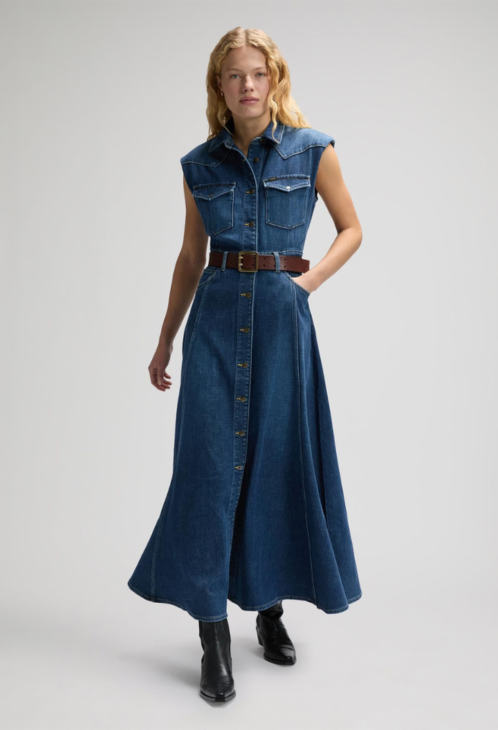 Regular Maxi Western Dress