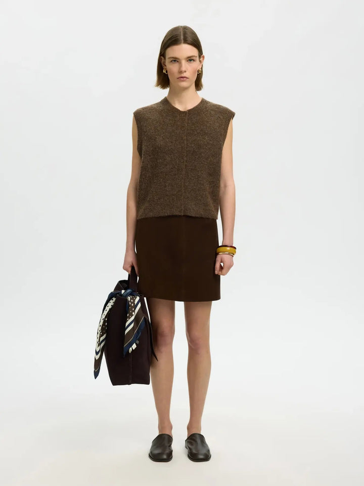 lulu knit vest dachshund