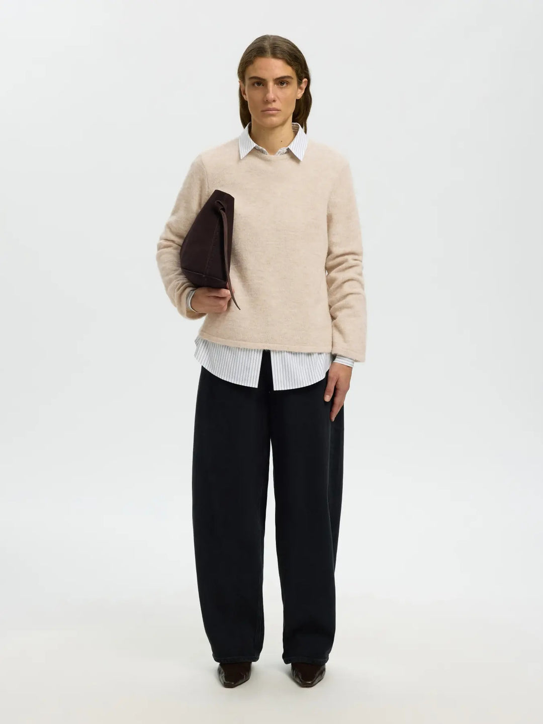 lulu new knit o-neck birch
