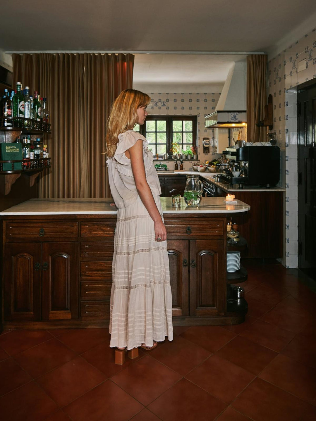 Felicia voile skirt Ivory