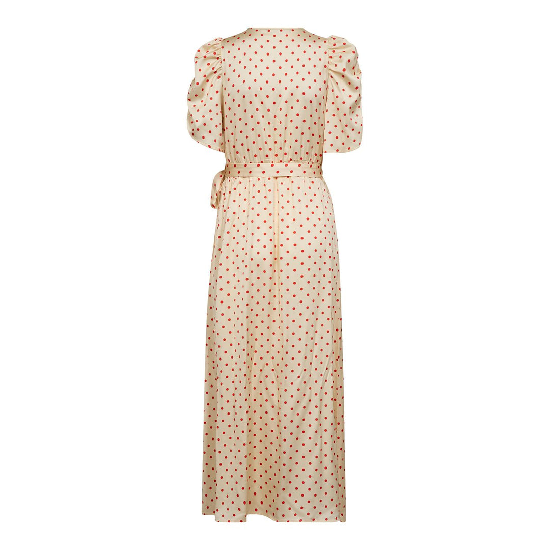 Cambria Dot Wrap Dress
