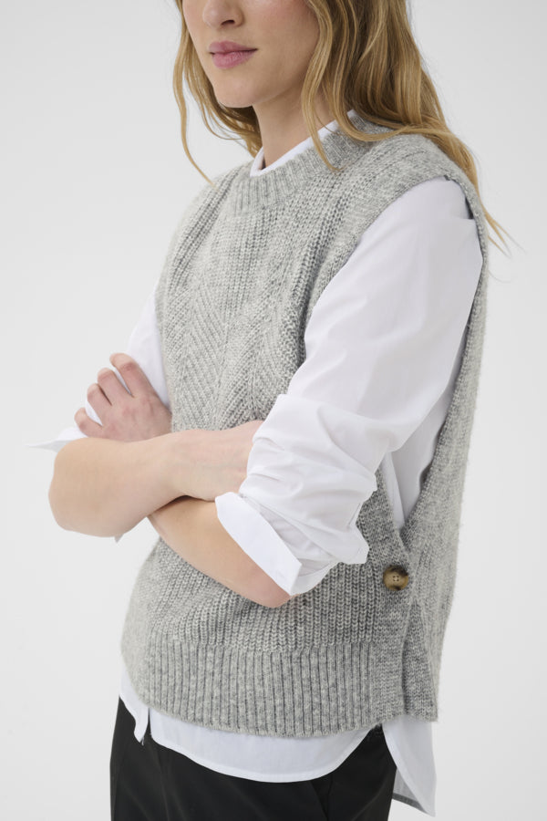 charlye waistcoat medium grey