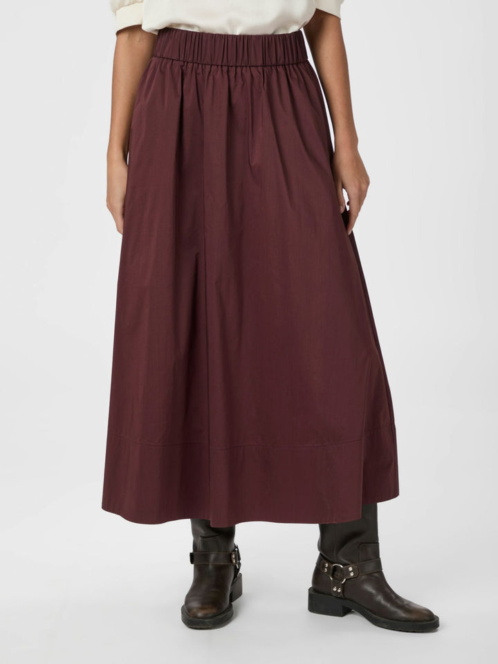 Yara poplin skirt