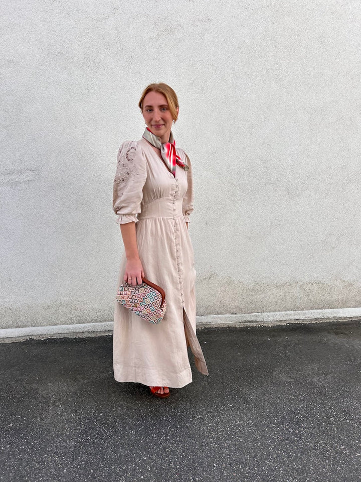 Andrea Dress Biscotti Linen
