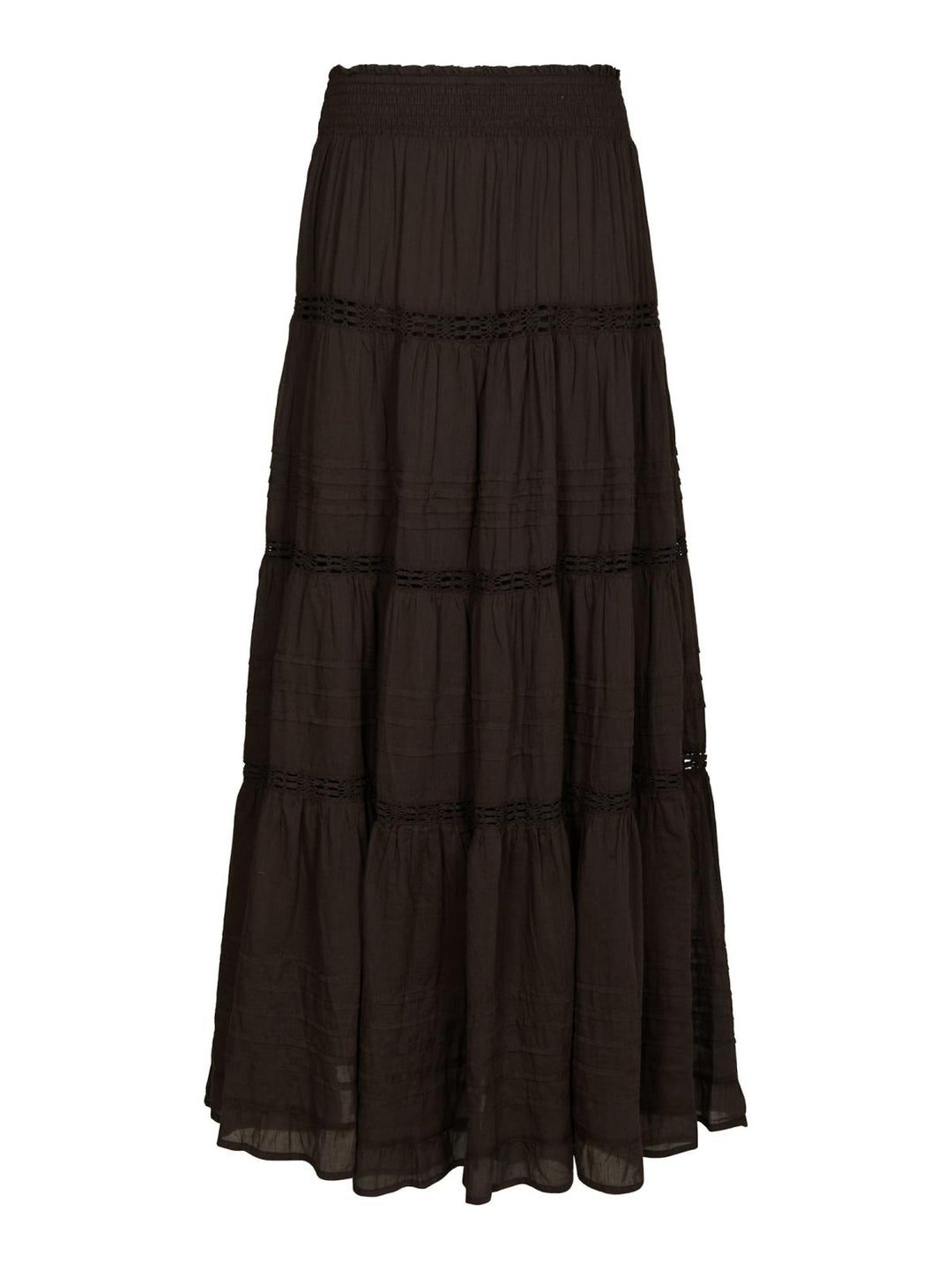 Felicia voile skirt dark brown