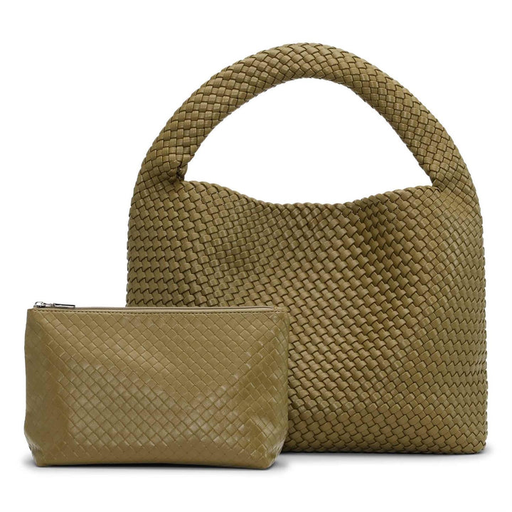 Woven daily shopping + pouch