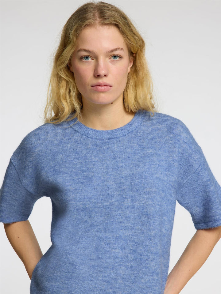 MALINE-LILIANA 2/4 KNIT O- NECK