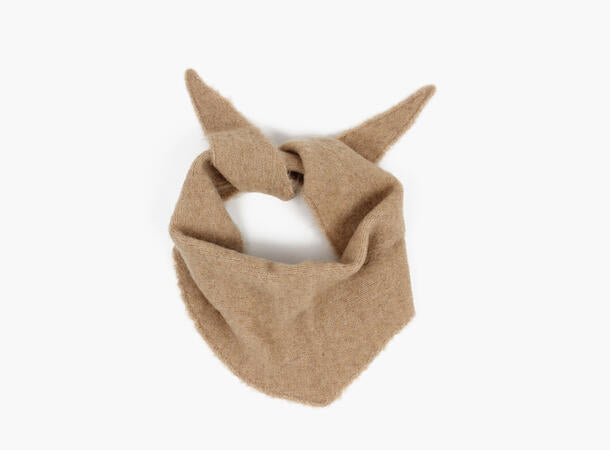 Gabriella wool mahair triangle beige