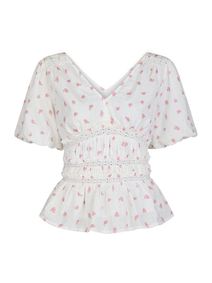 Sapura Fleurie Bluse