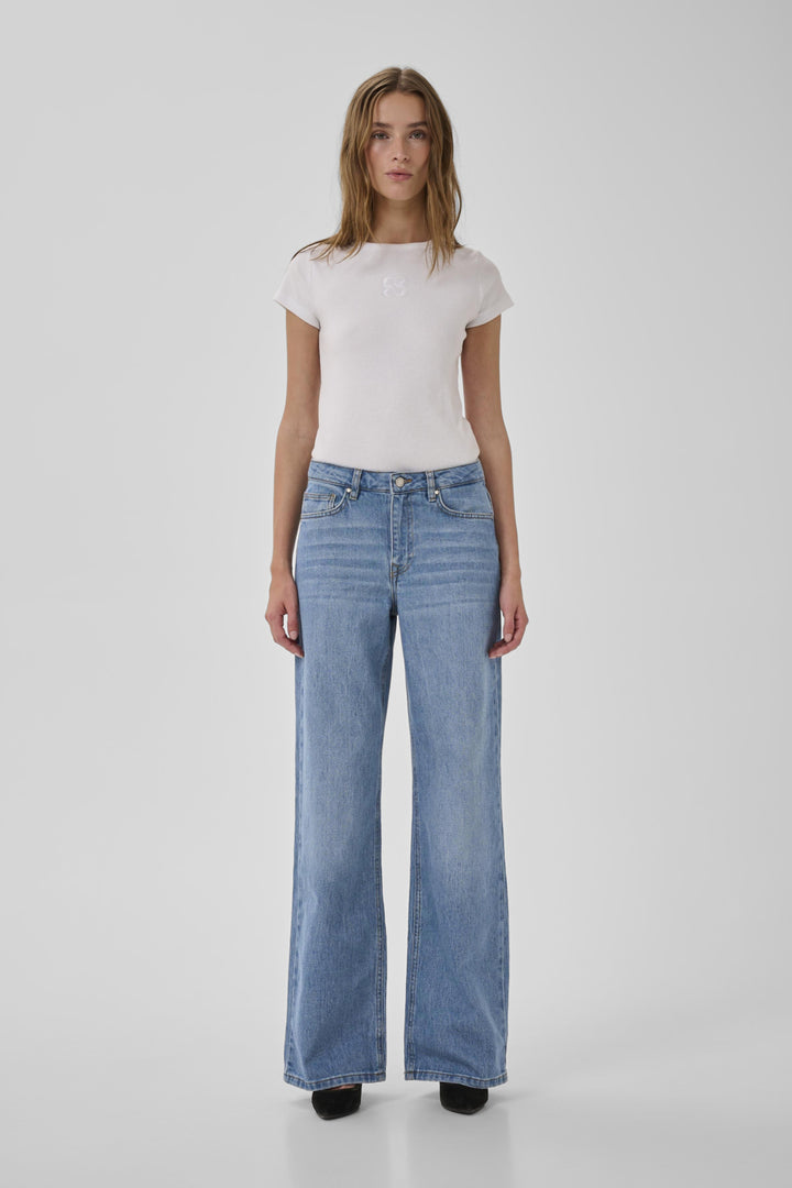 The louis high wide medium blue