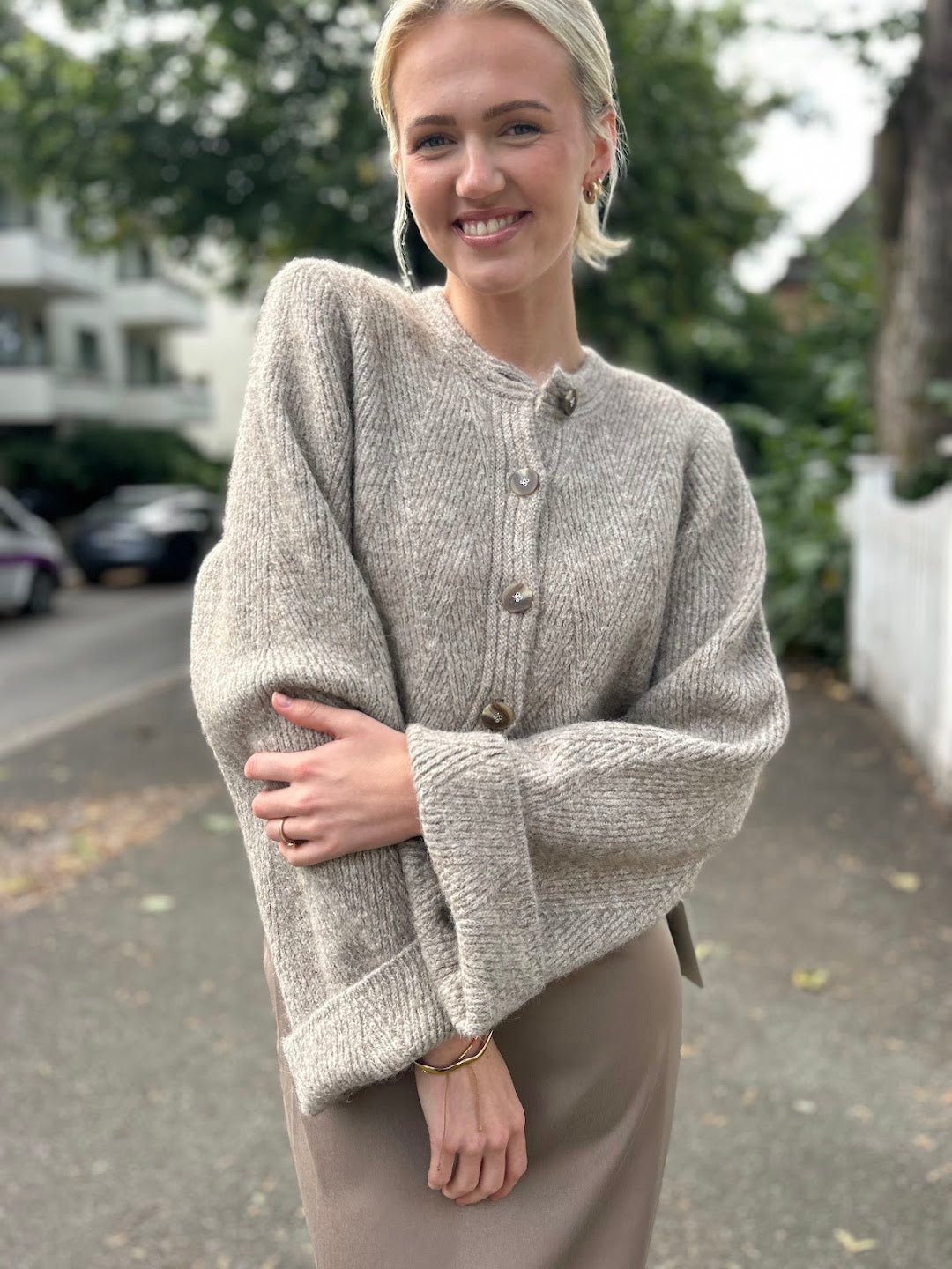 Cessole cardigan greige