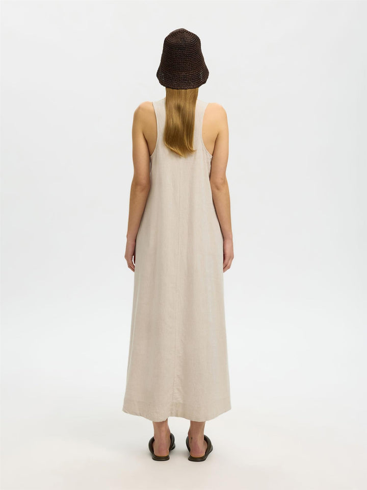 Luisa Relaxed Linen Blend Dress