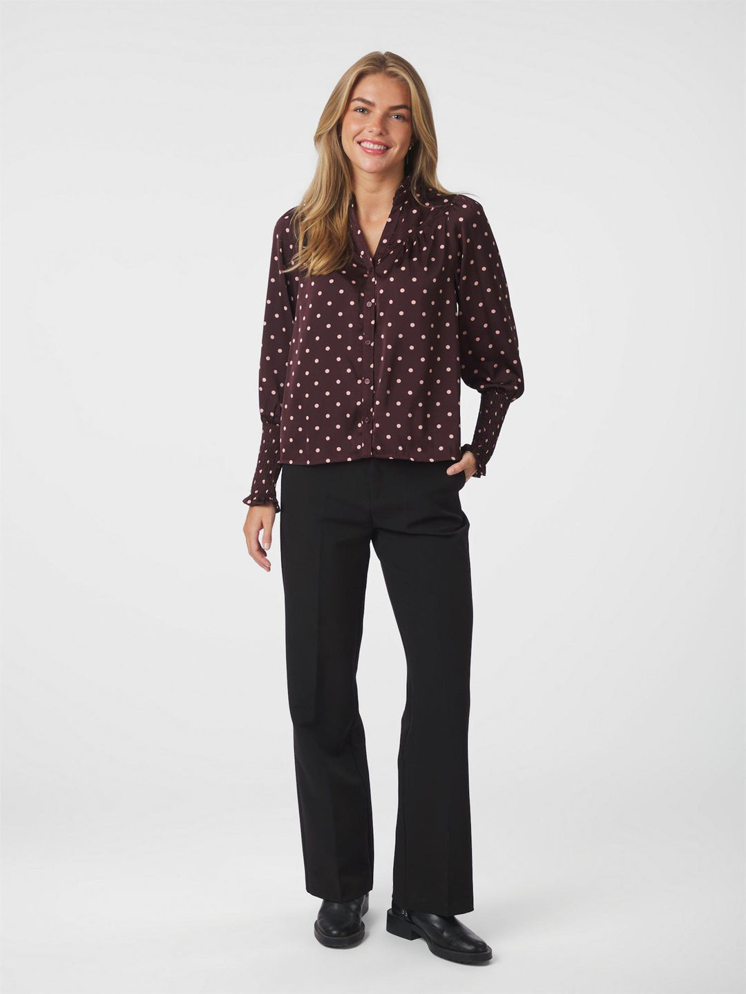 Camisa Dot Blouse