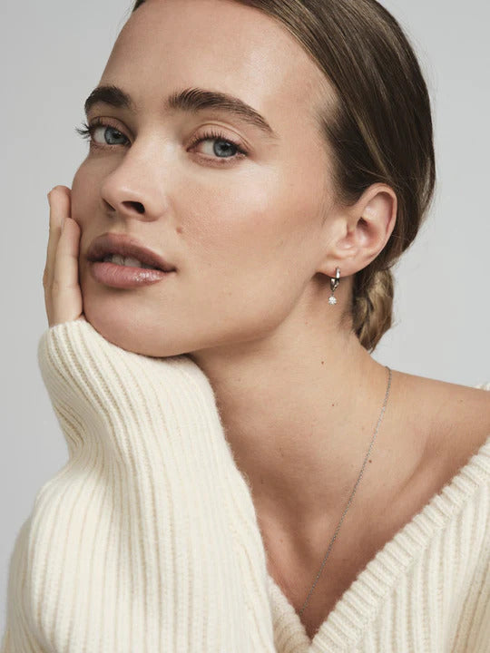 Jolie Silver Hoops