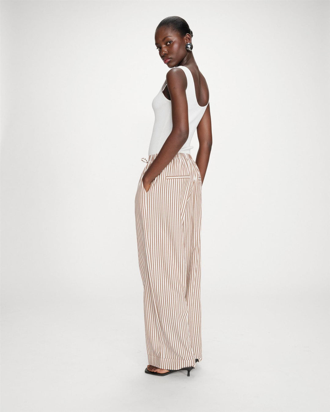 Volute pant wide leg stripe