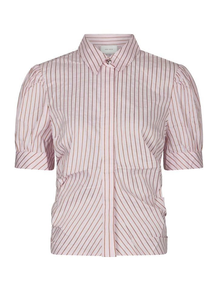 Frannie structure stripe shirt