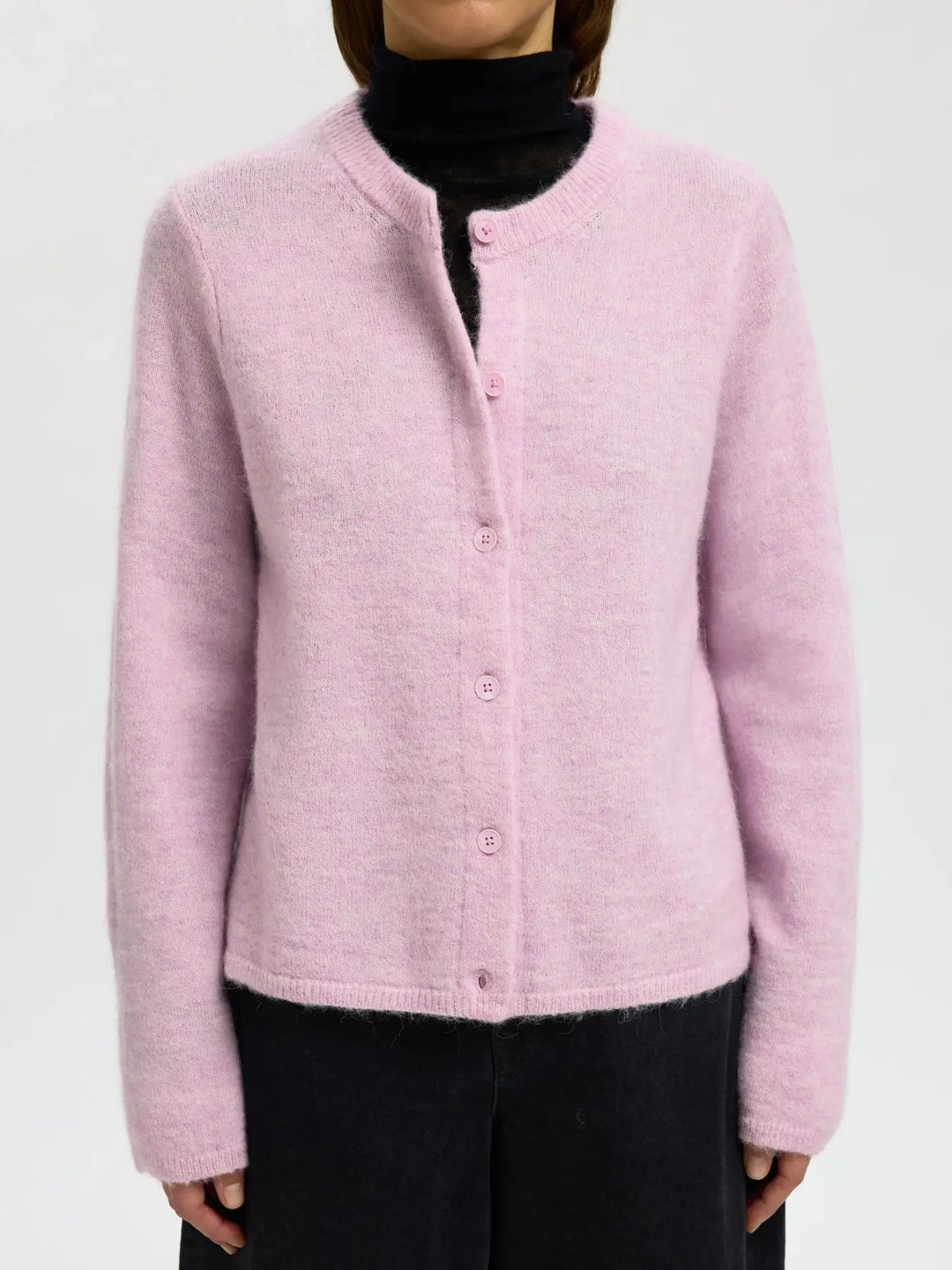 lulu new knit cardigan winsome orchid