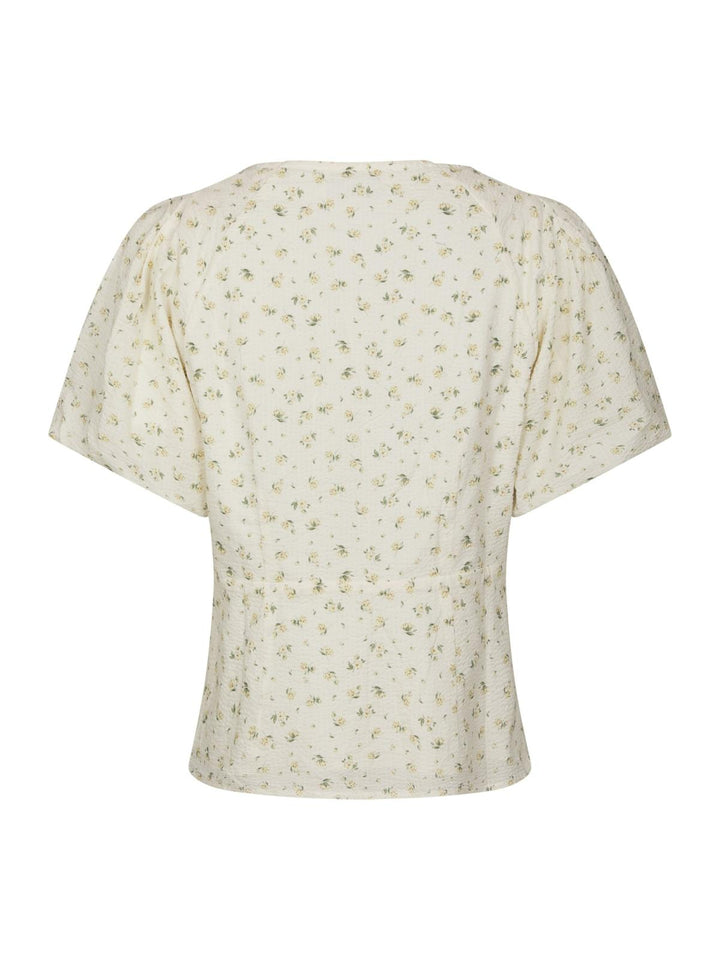 Irina Small Rose Flower Blouse