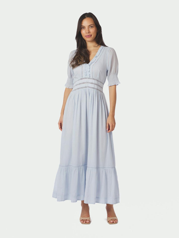 Alvins S voile dress light blue