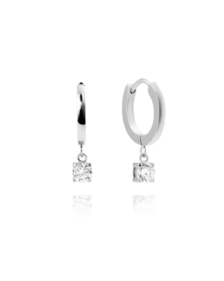 Jolie Silver Hoops