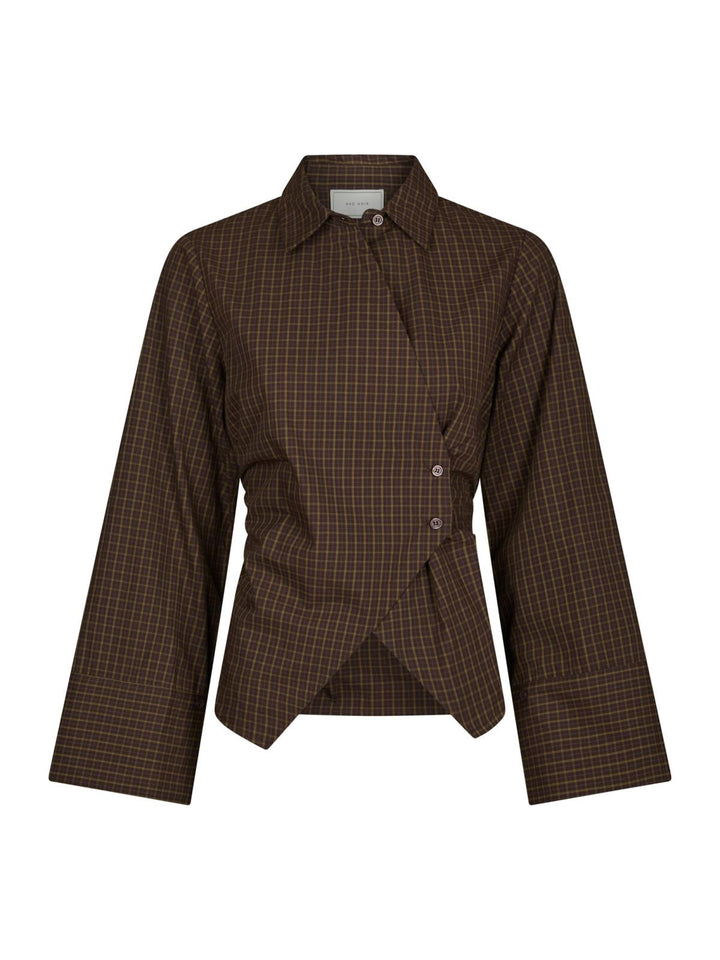 Fenli check shirt blue