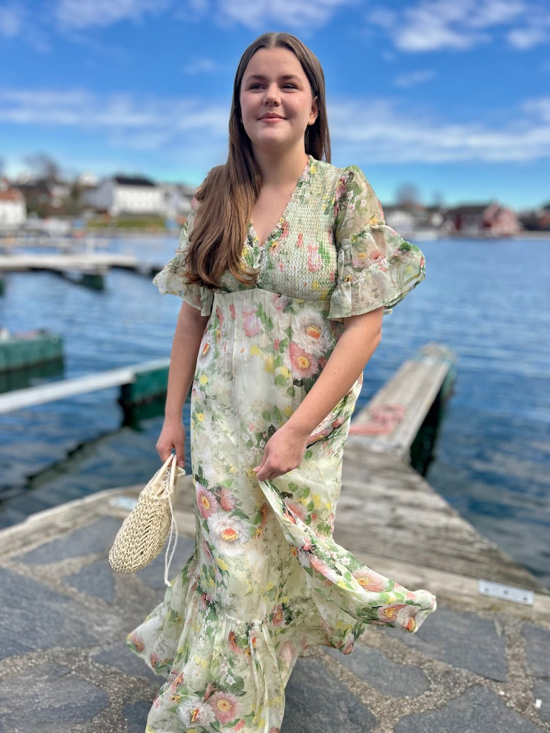 Organza Smocking Dress