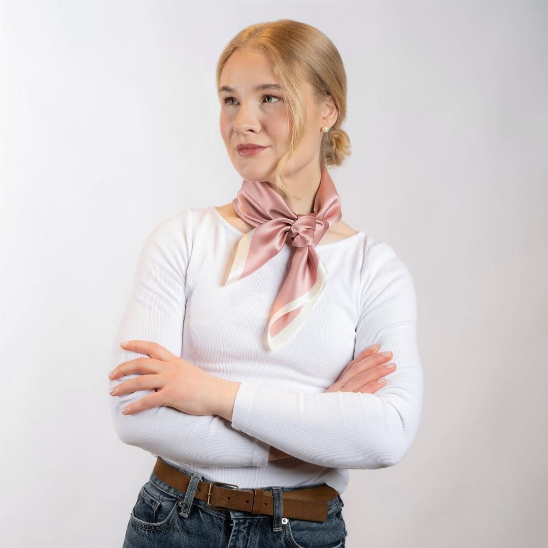 Silkeskjerf Paris Dusty Pink