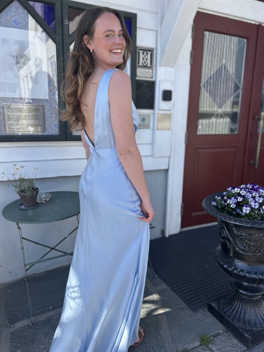 Thelma Open Back dress