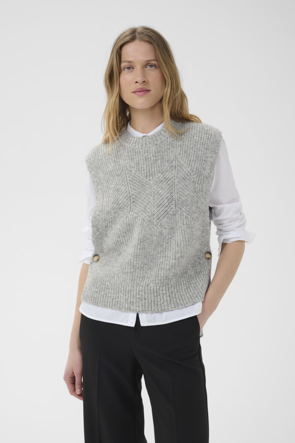 charlye waistcoat medium grey
