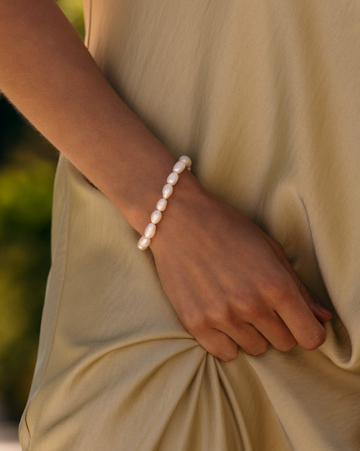 Aura Perle Armbånd Medium