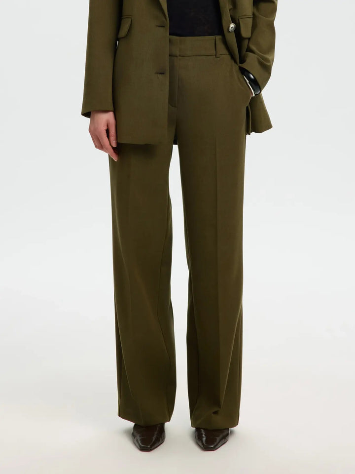 rita wide pant green