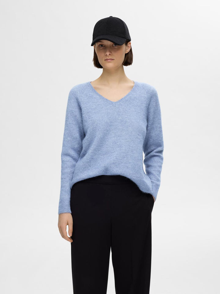 Lulu New LS Knit V-Neck