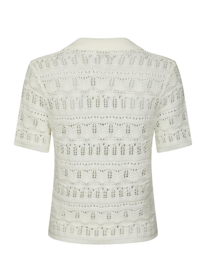 Marisini Stitch Polo Knit Top