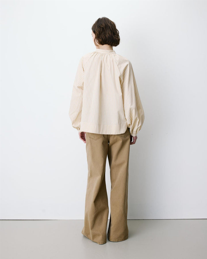 Albane Mandarin collar blouse