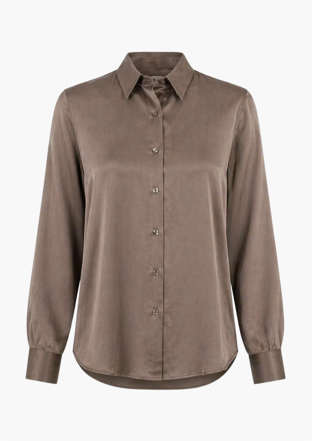 Silkebluse Classic mole