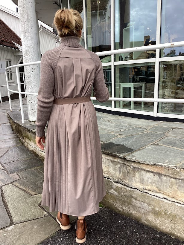 Knit Plisse Dress