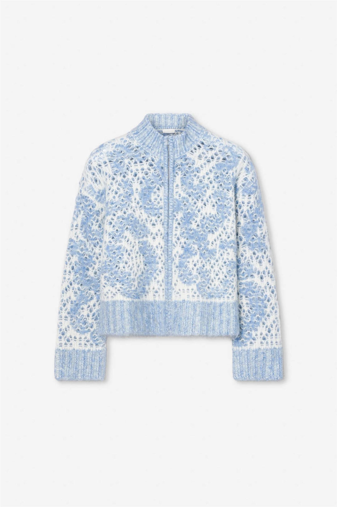 briana zip knit light blue