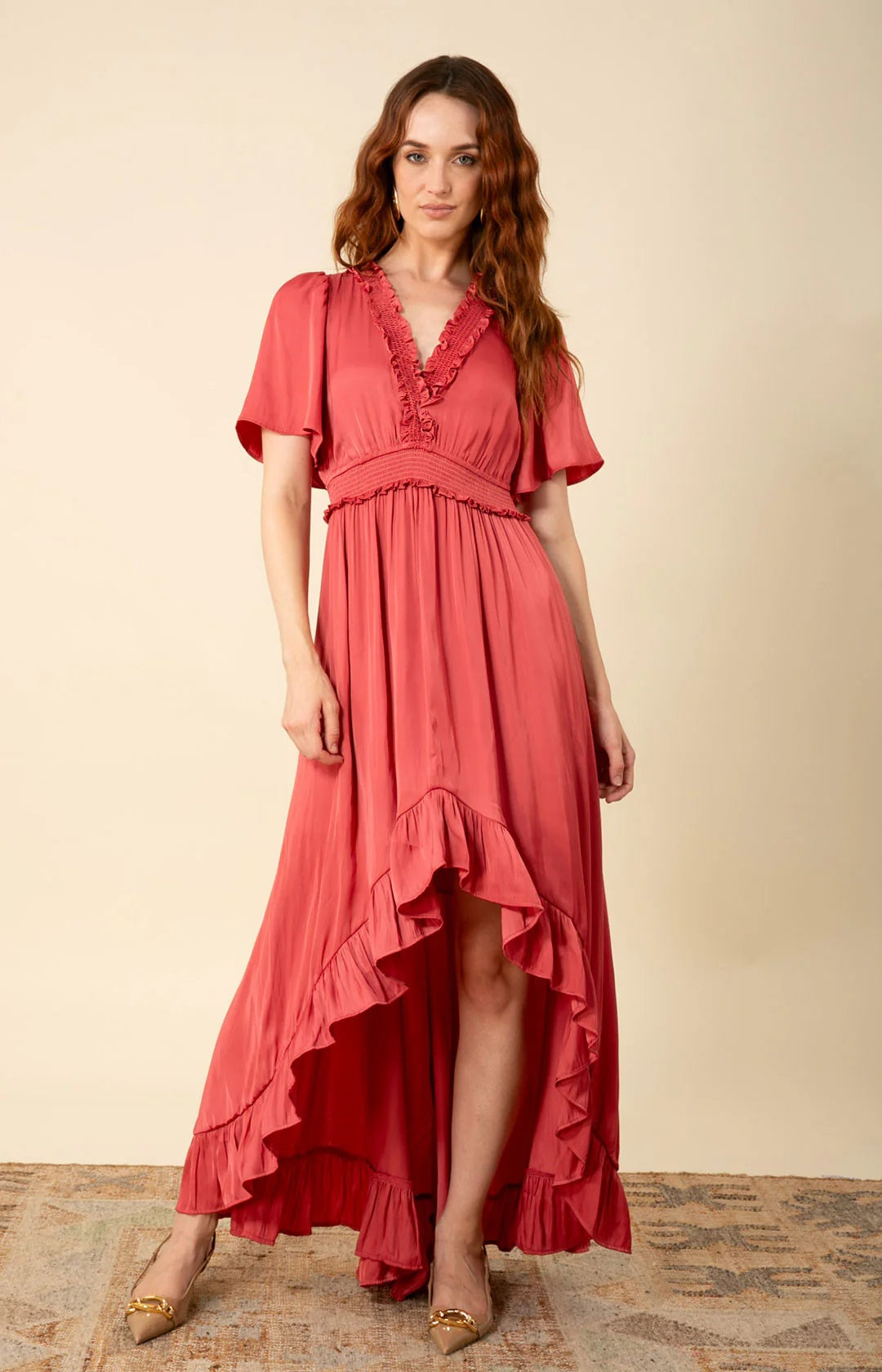 Serena Long Dress Solid